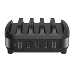 ORICO DUK-5P 40W 5 USB-Anschlüsse Intelligente Ladestation mit Telefon- und Tablet-Halter, EU-Stecker