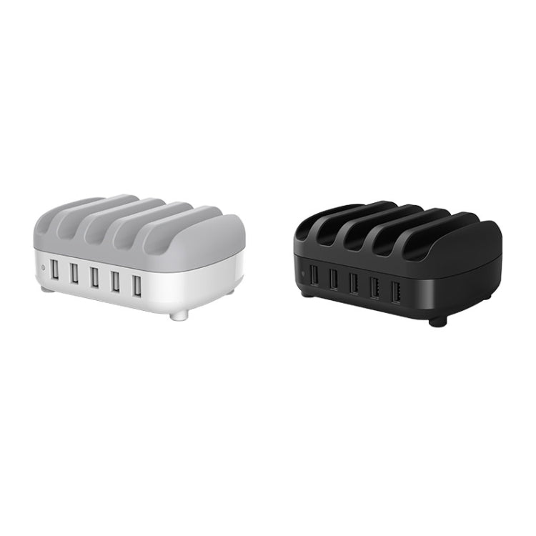 ORICO DUK-5P 40W 5 USB-Anschlüsse Intelligente Ladestation mit Telefon- und Tablet-Halter, EU-Stecker