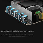 ORICO DUK-5P 40W 5 USB-Anschlüsse Intelligente Ladestation mit Telefon- und Tablet-Halter, EU-Stecker
