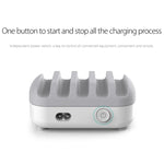 ORICO DUK-5P 40W 5 USB-Anschlüsse Intelligente Ladestation mit Telefon- und Tablet-Halter, EU-Stecker
