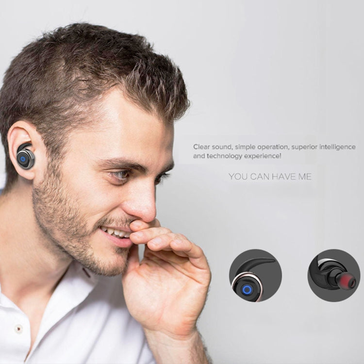 AWEI T1 Sport-Headset IPX4 wasserdichtes kabelloses Bluetooth V4.2 Stereo-Ohrhörer, unterstützt TWS, T1