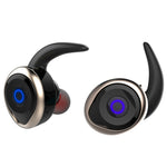 AWEI T1 Sport-Headset IPX4 wasserdichtes kabelloses Bluetooth V4.2 Stereo-Ohrhörer, unterstützt TWS, T1