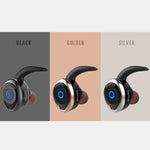 AWEI T1 Sport-Headset IPX4 wasserdichtes kabelloses Bluetooth V4.2 Stereo-Ohrhörer, unterstützt TWS, T1