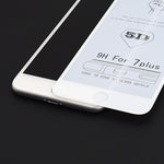 9H 5D Full Glue Full Screen Tempered Glass Film for iPhone 7 Plus / 8 Plus, For iPhone 7 Plus / 8 Plus (1 PC)