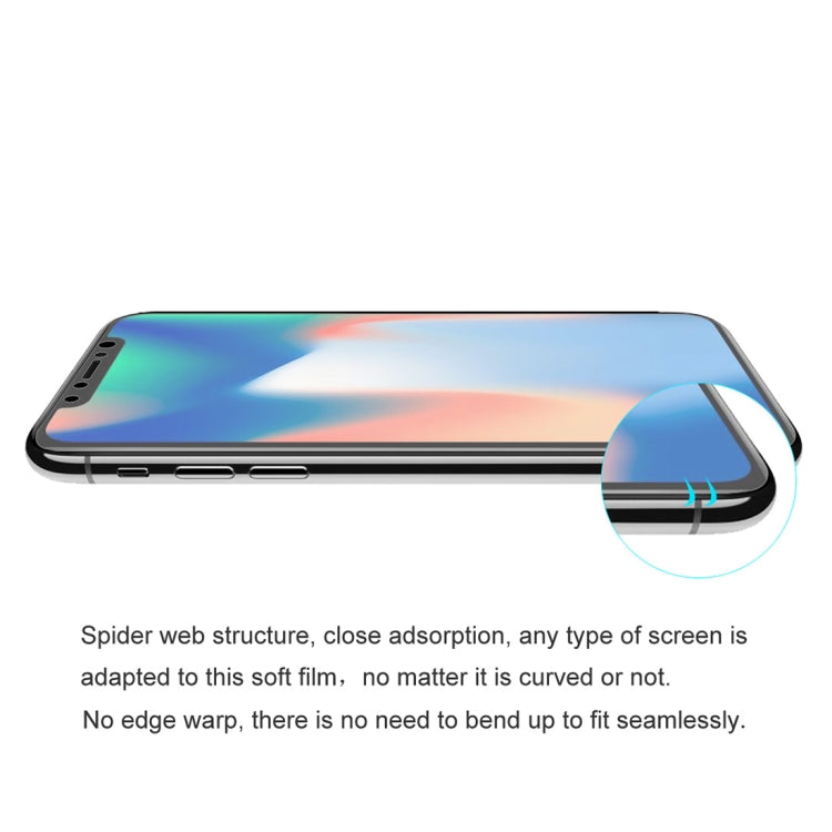 ENKAY Hat-Prince 0,1mm 3D Vollbild-Schutzfolie Explosionsgeschützte Hydrogel-Folie für iPhone XS, TPU+TPE+PET Material, iPhone XS