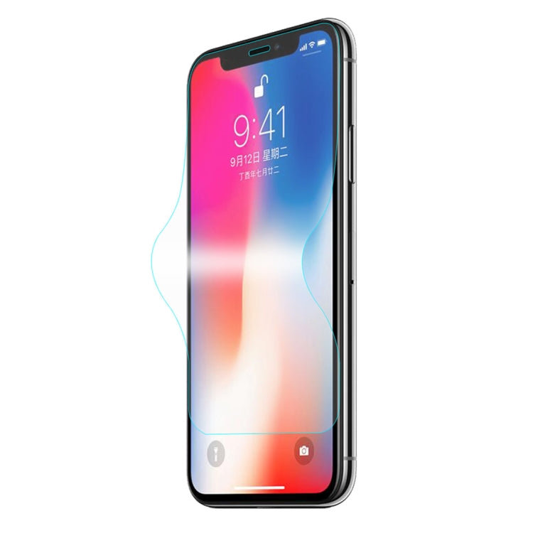 ENKAY Hat-Prince 0,1mm 3D Vollbild-Schutzfolie Explosionsgeschützte Hydrogel-Folie für iPhone XS Max, TPU+TPE+PET Material, iPhone XS Max