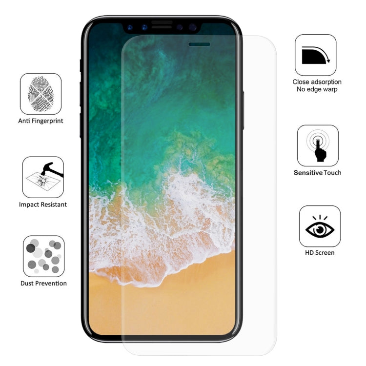 ENKAY Hat-Prince 0,1mm 3D Vollbild-Schutzfolie Explosionsgeschützte Hydrogel-Folie für iPhone XS Max, TPU+TPE+PET Material, iPhone XS Max