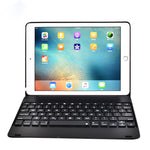 Für iPad Pro 9,7 Zoll / iPAD Air 2 Horizontale Klapp-Tablet-Hülle + Bluetooth Tastatur