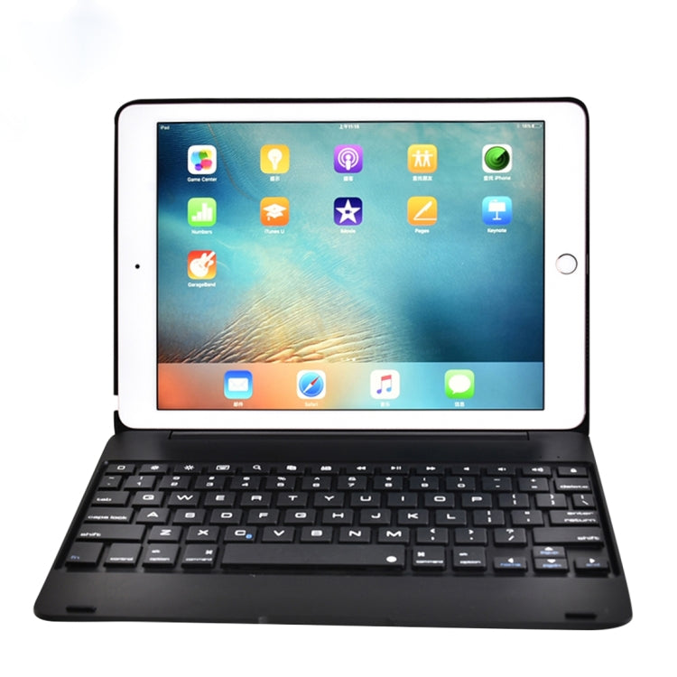 Für iPad Pro 9,7 Zoll / iPAD Air 2 Horizontale Klapp-Tablet-Hülle + Bluetooth Tastatur