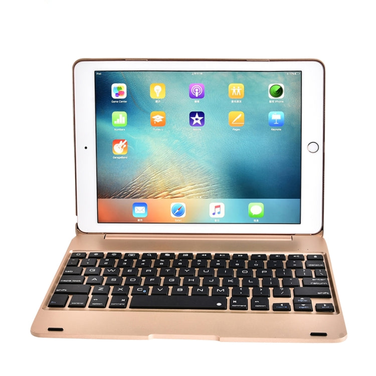 Für iPad Pro 9,7 Zoll / iPAD Air 2 Horizontale Klapp-Tablet-Hülle + Bluetooth Tastatur