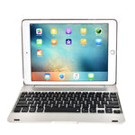 Für iPad Pro 9,7 Zoll / iPAD Air 2 Horizontale Klapp-Tablet-Hülle + Bluetooth Tastatur