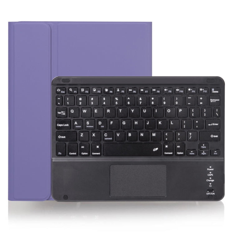 X-11BC Leder Hülle mit glatter Textur Abnehmbare Bluetooth Tastatur Tablet-Hülle für iPad Pro 11 Zoll 2020 / 2018, mit Touchpad & Stifthalter