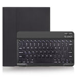 X-11B Skin Einfarbige Textur Abnehmbares Bluetooth Tastatur Tablet-Hülle für iPad Pro 11 Zoll 2020 / 2018, mit Stifthalter, Schwarze Tastatur