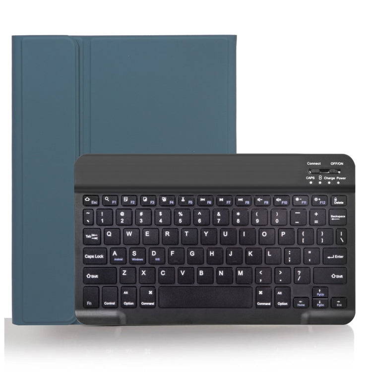 X-11B Skin Einfarbige Textur Abnehmbares Bluetooth Tastatur Tablet-Hülle für iPad Pro 11 Zoll 2020 / 2018, mit Stifthalter, Schwarze Tastatur