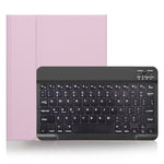 X-11B Skin Einfarbige Textur Abnehmbares Bluetooth Tastatur Tablet-Hülle für iPad Pro 11 Zoll 2020 / 2018, mit Stifthalter, Schwarze Tastatur