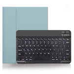 X-11B Skin Einfarbige Textur Abnehmbares Bluetooth Tastatur Tablet-Hülle für iPad Pro 11 Zoll 2020 / 2018, mit Stifthalter, Schwarze Tastatur