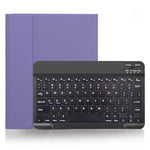 X-11B Skin Einfarbige Textur Abnehmbares Bluetooth Tastatur Tablet-Hülle für iPad Pro 11 Zoll 2020 / 2018, mit Stifthalter, Schwarze Tastatur