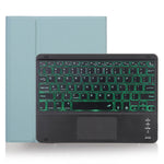 X-11BCS Leder Hülle mit glatter Textur Abnehmbare Bluetooth Tastatur Tablet-Hülle für iPad Pro 11 Zoll 2020 / 2018, mit Touchpad & Stifthalter & Hintergrundbeleuchtung