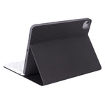 X-11BS Skin Einfarbiges Textur Abnehmbares Bluetooth-Tastatur-Tablet-Case für iPad Pro 11 Zoll 2020 / 2018, mit Stifthalter & Hintergrundbeleuchtung, Weiße Tastatur