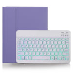 X-11BS Skin Einfarbiges Textur Abnehmbares Bluetooth-Tastatur-Tablet-Case für iPad Pro 11 Zoll 2020 / 2018, mit Stifthalter & Hintergrundbeleuchtung, Weiße Tastatur