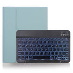 X-11BS Skin Einfarbiges Textur Abnehmbares Bluetooth-Tastatur-Tablet-Case für iPad Pro 11 Zoll 2020 / 2018, mit Stifthalter & Hintergrundbeleuchtung, Schwarze Tastatur