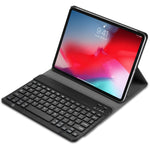 A11 Bluetooth 3.0 Ultradünne ABS Abnehmbare Bluetooth Tastatur Leder Tablet-Hülle mit Halter für iPad Pro 11 2022 / 2021 / Air 5 / Air 4, Für iPad Pro 11 2022 / 2021 / Air 5 / Air 4