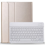 A11 Bluetooth 3.0 Ultradünne ABS Abnehmbare Bluetooth Tastatur Leder Tablet-Hülle mit Halter für iPad Pro 11 2022 / 2021 / Air 5 / Air 4, Für iPad Pro 11 2022 / 2021 / Air 5 / Air 4