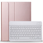 A11 Bluetooth 3.0 Ultradünne ABS Abnehmbare Bluetooth Tastatur Leder Tablet-Hülle mit Halter für iPad Pro 11 2022 / 2021 / Air 5 / Air 4, Für iPad Pro 11 2022 / 2021 / Air 5 / Air 4