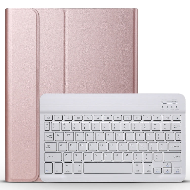 A11 Bluetooth 3.0 Ultradünne ABS Abnehmbare Bluetooth Tastatur Leder Tablet-Hülle mit Halter für iPad Pro 11 2022 / 2021 / Air 5 / Air 4, Für iPad Pro 11 2022 / 2021 / Air 5 / Air 4