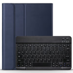 Abnehmbare Bluetooth-Tastatur + Leder-Tablet-Case mit gebürsteter Textur und horizontalem Klappmechanismus mit Halter für iPad Pro 11 Zoll (2018)