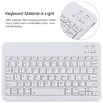 TG11B Abnehmbares Bluetooth Weißes Tastatur + Mikrofaser-Leder Tablet-Hülle für iPad Pro 11 Zoll (2020), mit Stifthalter und Halterung, Weiße Tastatur
