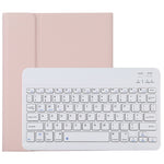 TG11B Abnehmbares Bluetooth Weißes Tastatur + Mikrofaser-Leder Tablet-Hülle für iPad Pro 11 Zoll (2020), mit Stifthalter und Halterung, Weiße Tastatur