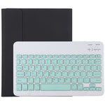 TG11B Abnehmbare Bluetooth grüne Tastatur + Mikrofaser-Leder-Tablet-Hülle für iPad Pro 11 Zoll (2020), mit Stifthalter & Halter, grüne Tastatur