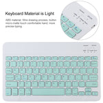 TG11B Abnehmbare Bluetooth grüne Tastatur + Mikrofaser-Leder-Tablet-Hülle für iPad Pro 11 Zoll (2020), mit Stifthalter & Halter, grüne Tastatur