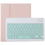 TG11B Abnehmbare Bluetooth grüne Tastatur + Mikrofaser-Leder-Tablet-Hülle für iPad Pro 11 Zoll (2020), mit Stifthalter & Halter, grüne Tastatur