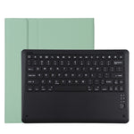 T129 Abnehmbare Bluetooth schwarze Tastatur Mikrofaser-Leder-Tablet-Hülle für iPad Pro 12,9 Zoll (2020), mit Halter, schwarze Tastatur