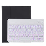 TG11BS Abnehmbare Bluetooth weiße Tastatur Mikrofaser Leder Tablet-Hülle für iPad Pro 11 Zoll (2020), mit Hintergrundbeleuchtung & Stifthalter & Halter, weiße Tastatur