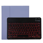 TG11BS Abnehmbare Bluetooth schwarze Tastatur + Mikrofaser Leder Tablet-Hülle für iPad Pro 11 Zoll (2020), mit Hintergrundbeleuchtung & Stifthalter & Halter, schwarze Tastatur