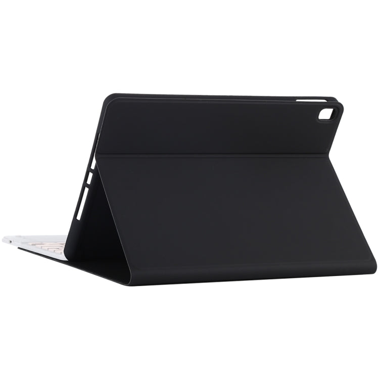 TG-102BC Abnehmbares Bluetooth Pinkes Keyboard + Mikrofaser-Leder-Tablet-Hülle für iPad 10,2 Zoll / iPad Air (2019), mit Touchpad & Stiftschacht & Halter, Pinkes Keyboard