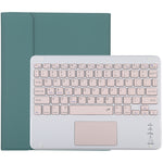 TG-102BC Abnehmbares Bluetooth Pinkes Keyboard + Mikrofaser-Leder-Tablet-Hülle für iPad 10,2 Zoll / iPad Air (2019), mit Touchpad & Stiftschacht & Halter, Pinkes Keyboard
