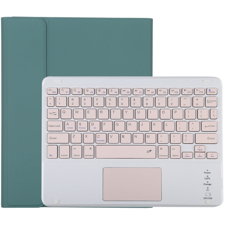 TG-102BC Abnehmbares Bluetooth Pinkes Keyboard + Mikrofaser-Leder-Tablet-Hülle für iPad 10,2 Zoll / iPad Air (2019), mit Touchpad & Stiftschacht & Halter, Pinkes Keyboard