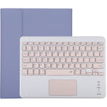 TG-102BC Abnehmbares Bluetooth Pinkes Keyboard + Mikrofaser-Leder-Tablet-Hülle für iPad 10,2 Zoll / iPad Air (2019), mit Touchpad & Stiftschacht & Halter, Pinkes Keyboard
