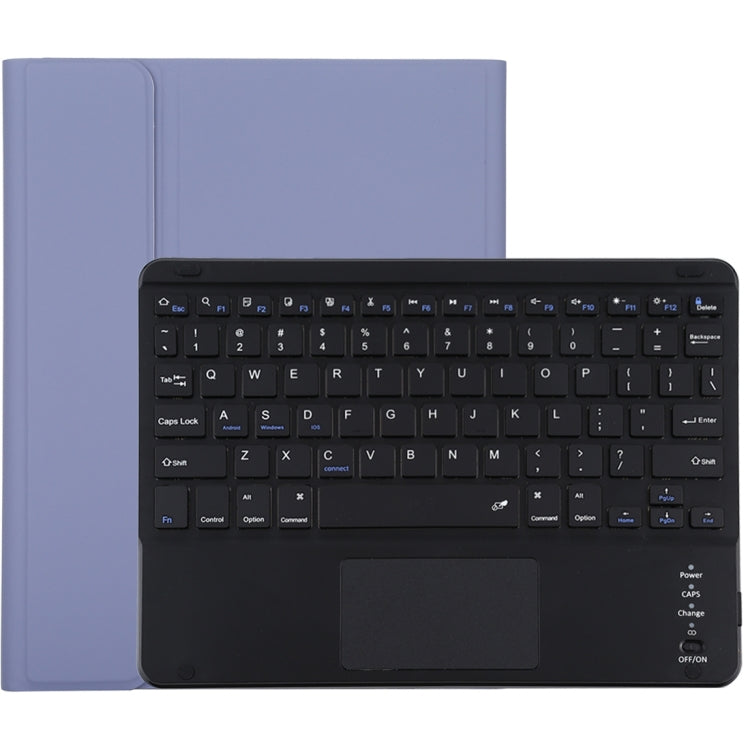 TG-102BC Abnehmbare Bluetooth Schwarze Tastatur + Mikrofaser Leder Tablet-Hülle für iPad 10,2 Zoll / iPad Air (2019), mit Touchpad & Stifthalter & Halter, TG-102BC