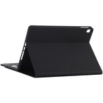TG109BC Abnehmbare Bluetooth Schwarze Tastatur + Mikrofaser Leder Tablet-Hülle für iPad Air 2020, mit Touchpad & Stifthalter & Halter, TG109BC