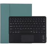 TG109BC Abnehmbare Bluetooth Schwarze Tastatur + Mikrofaser Leder Tablet-Hülle für iPad Air 2020, mit Touchpad & Stifthalter & Halter, TG109BC