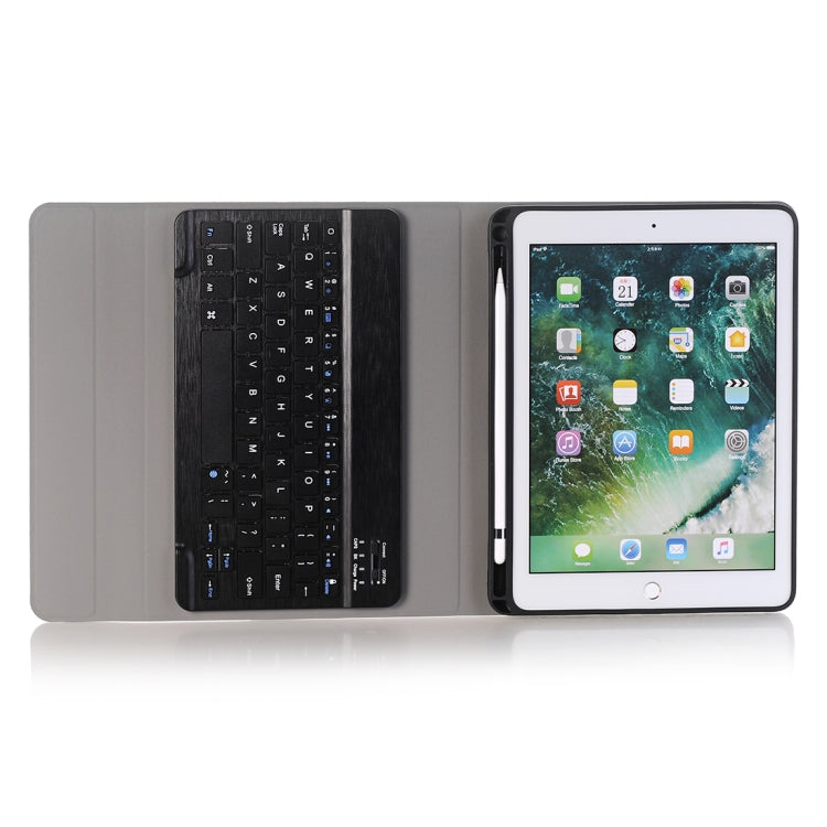 A102B Für iPad 10,2 Zoll 2019 Ultradünne abnehmbare Bluetooth Tastatur Leder Tablet-Hülle mit Ständer & Stifthalterfunktion, A102B Schwarz, A102B Gold, A102B Blau, A102B Roségold