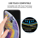 For IPhone X/XS 9H 10D Full Screen Tempered Glass Screen Protector, For iPhone X / XS (1 PC) (2.5D)