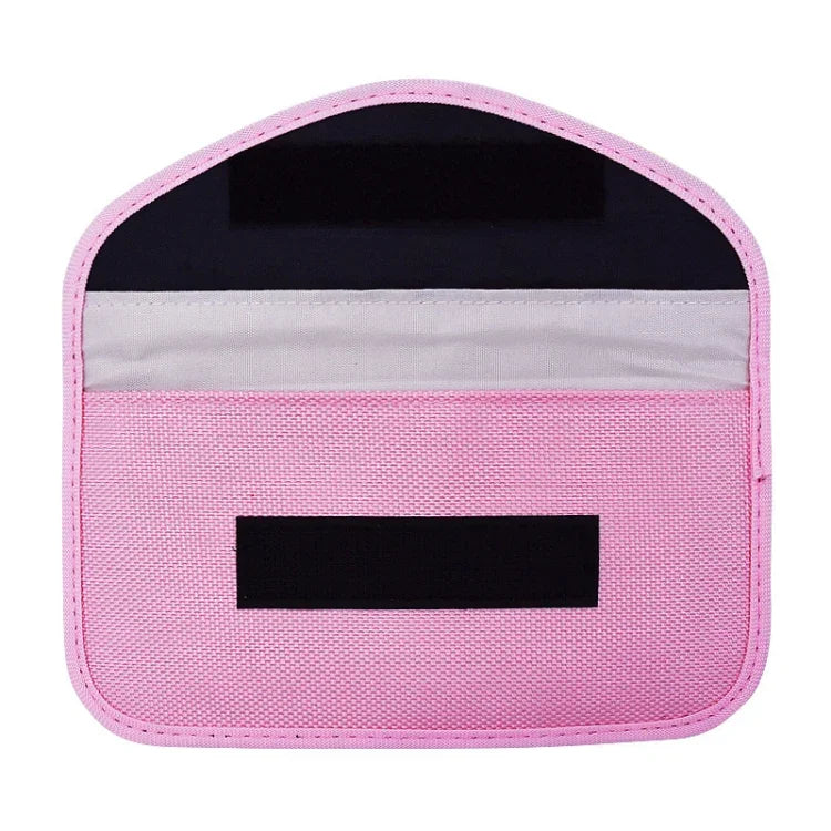 Universelle Schutzhülle aus Oxford-Gewebe mit Signalblocker für Mobiltelefone bis 5,8 Zoll, Größen: 20 x 10 cm, erhältlich in Schwarz, Rosa und Khaki.