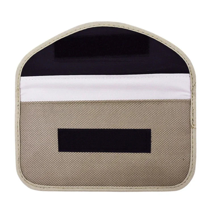 Universelle Schutzhülle aus Oxford-Gewebe mit Signalblocker für Mobiltelefone bis 5,8 Zoll, Größen: 20 x 10 cm, erhältlich in Schwarz, Rosa und Khaki.