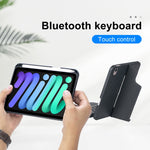 T06-AS Für iPad mini6 / mini 7 Touch-Hintergrundbeleuchtung Split-Typ Bluetooth Tastatur Lederhülle, T06-AS